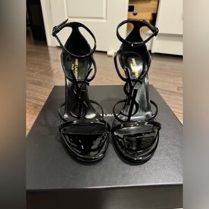 SAINT LAURENT CASSANDRA SANDALS